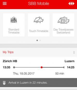 スイス、チューリッヒ観光おすすめ移動手段！旅行前に知るべき7つの事！スイス国鉄SBBアプリ